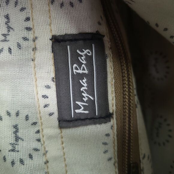 Myra Handbags Dual Strap Small Bag S-1150 NWT Two Tone With Hair Hide - Picture 6 of 10